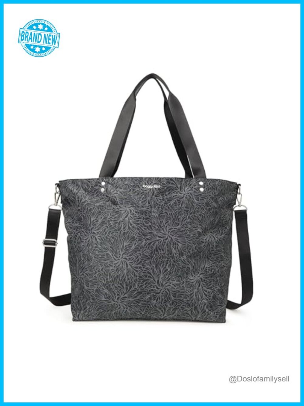 Large Nylon Carryall Tote Lightweight Travel Weekender Bag Luggage Sleeve